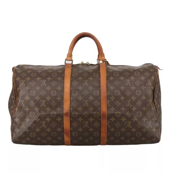 LOUIS VUITTON Monogram Keepall 55 Boston Bag - Picture 3 of 16